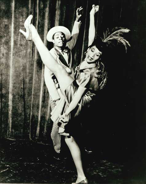 Katherine Dunham with dancer Vanoye Aikens in Floyd's Guitar Blues